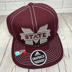 Mississippi State Bulldogs NCAA‎ Adidas Hat Snapback Cap Red New Men